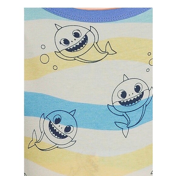 NWT Baby boy baby shark pajama set size 12 months - Picture 3 of 4